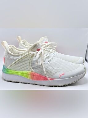 Puma Pacer Next Cage Rainbow women's running shoes sneakers